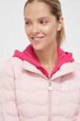 Куртка EA7 Emporio Armani жіноча колір рожевий перехідна (3448630)