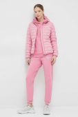 Куртка EA7 Emporio Armani жіноча колір рожевий перехідна (2895586)