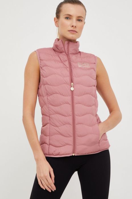Безрукавка EA7 Emporio Armani жіночий колір рожевий перехідний (2731142)