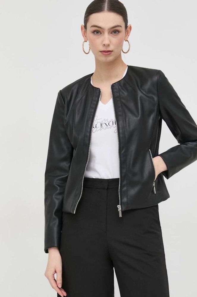 Куртка Armani Exchange жіноча колір чорний перехідна (2960124)