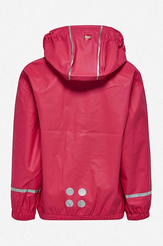 Дитячий дощовик Lego колір рожевий Jamaica 101 Rain Jacket 19453 690 фото 2