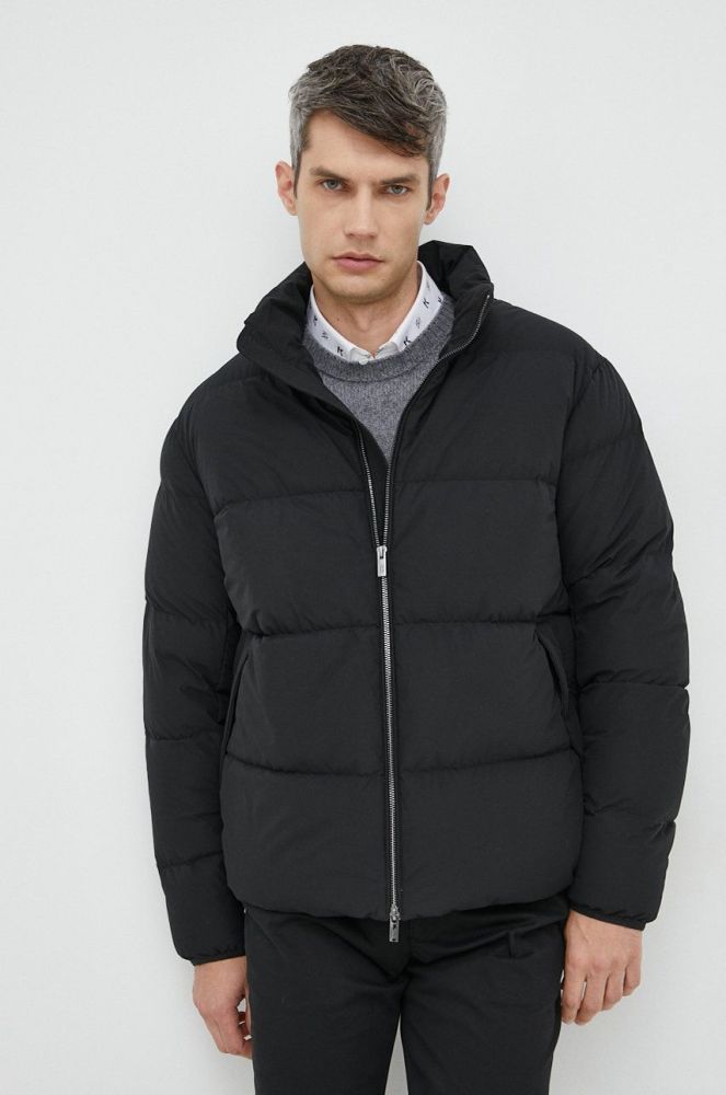 Пухова куртка Emporio Armani чоловіча колір чорний зимова (2749351)