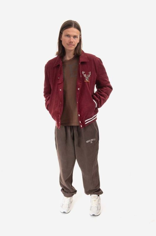 Куртка-бомбер Guess Originals x Simon Corduroy чоловічий колір зелений перехідна M2BL07.WEUW0-F82E фото 2