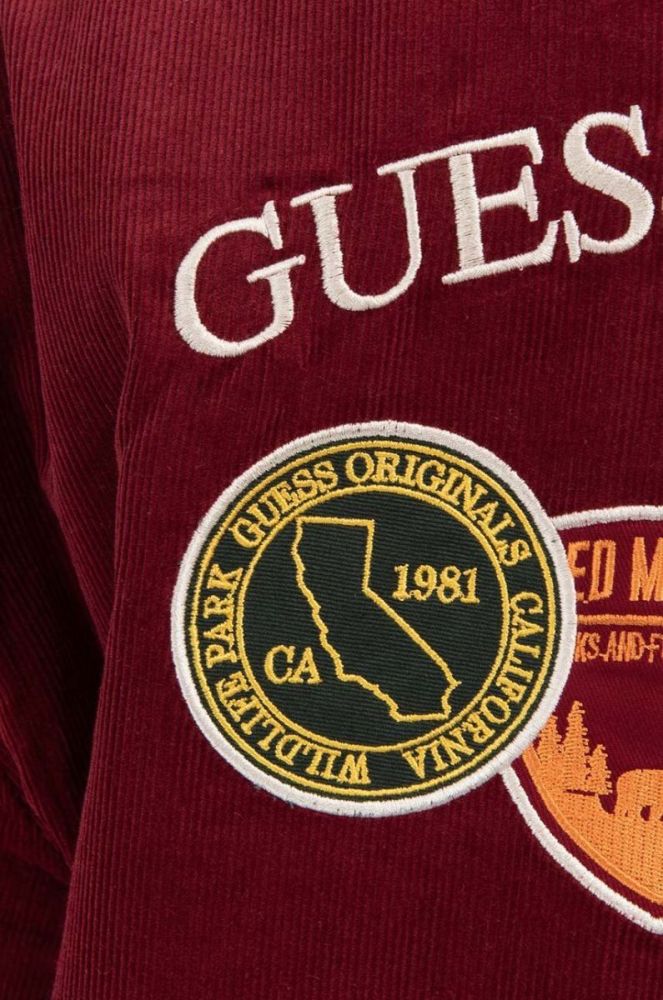 Куртка-бомбер Guess Originals x Simon Corduroy чоловічий колір зелений перехідна M2BL07.WEUW0-F82E фото 6