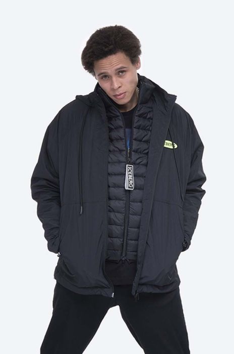 Куртка Iceberg чоловіча колір чорний зимова (3357368)