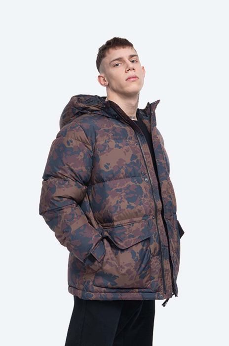 Пухова куртка Wood Wood Sander чоловіча колір коричневий зимова 12035910.1223-KHAKIAO