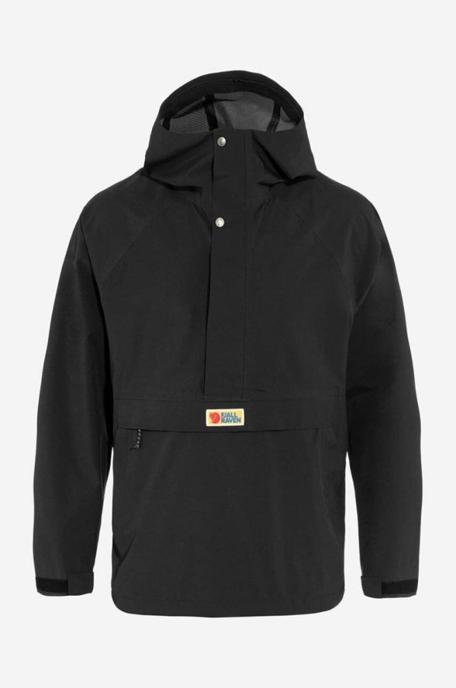 Дощовик Fjallraven Vardag Hydratic Anorak чоловіча колір чорний перехідна F86688.550-550 фото 4