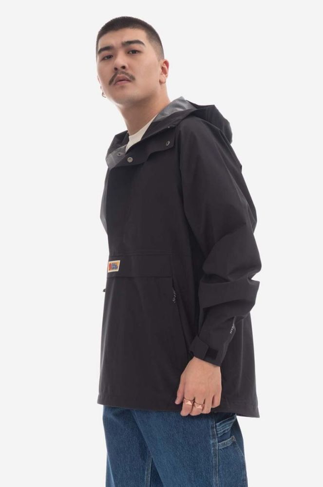 Дощовик Fjallraven Vardag Hydratic Anorak чоловіча колір чорний перехідна F86688.550-550 фото 7
