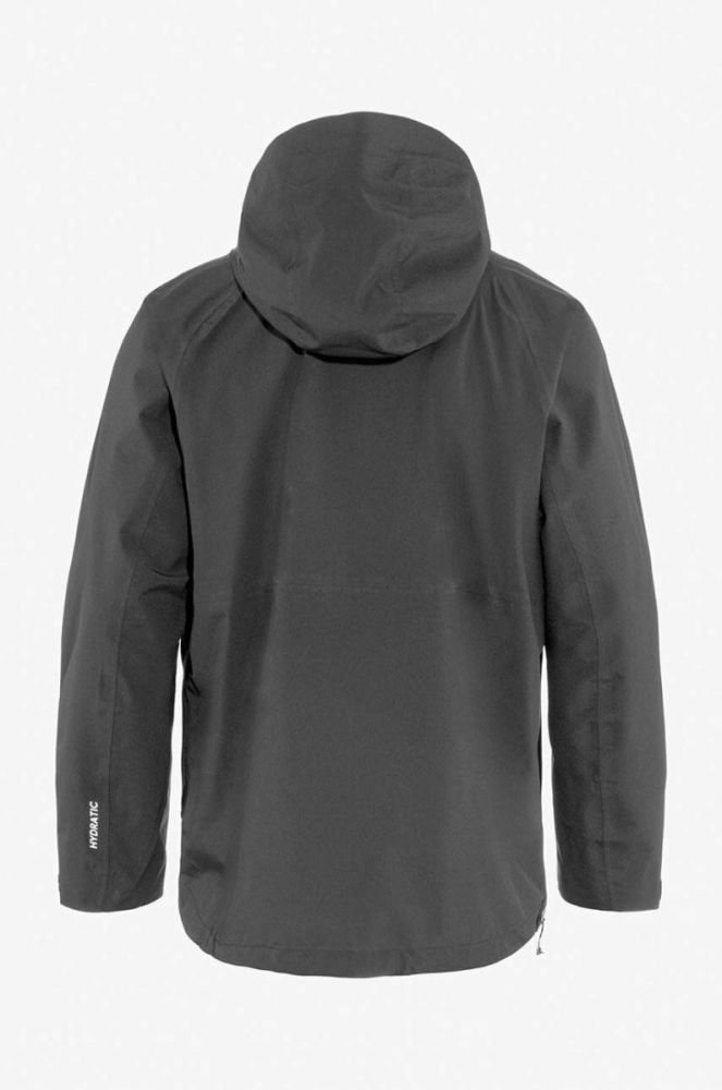 Дощовик Fjallraven Vardag Hydratic Anorak чоловіча колір чорний перехідна F86688.550-550 фото 9