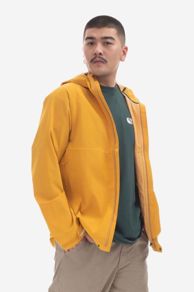 Дощовик Fjallraven Hydratic Trail Jacket чоловіча колір жовтий перехідна F86984.161-161 фото 3