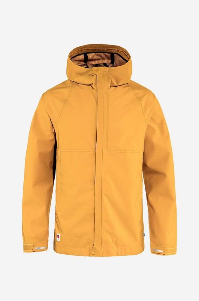 Дощовик Fjallraven Hydratic Trail Jacket чоловіча колір жовтий перехідна F86984.161-161 фото 8