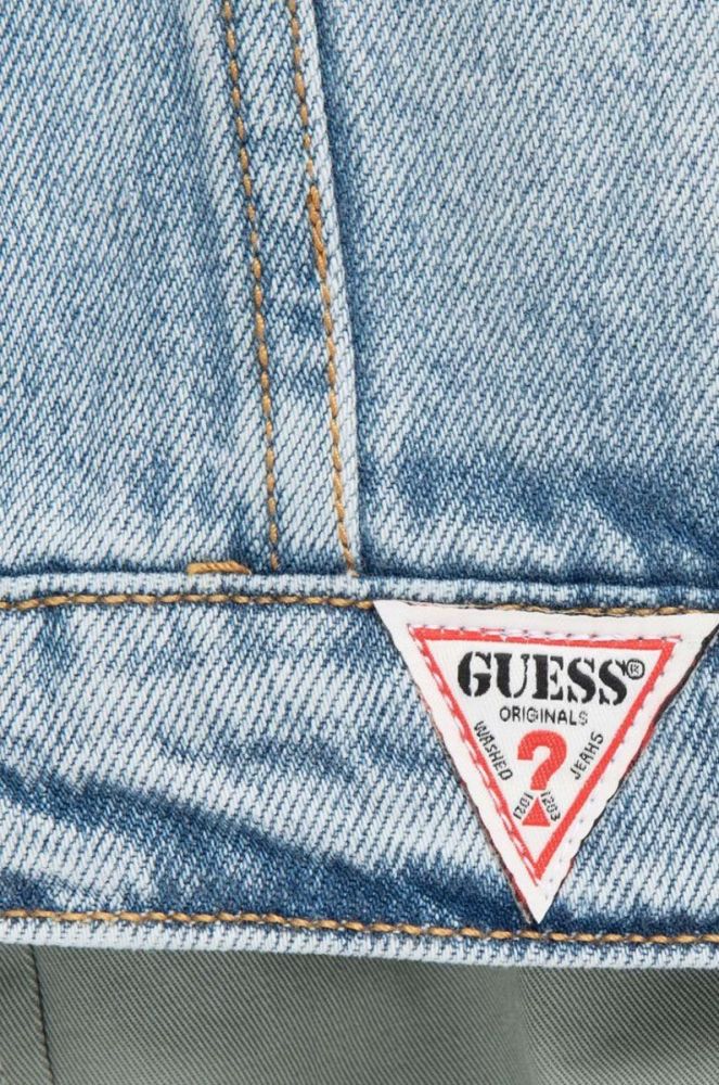Джинсова куртка Guess чоловіча перехідна M3GG77.D4XY0-F7WO колір блакитний фото 5