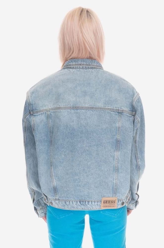 Джинсова куртка Guess чоловіча перехідна M3GG77.D4XY0-F7WO колір блакитний фото 6
