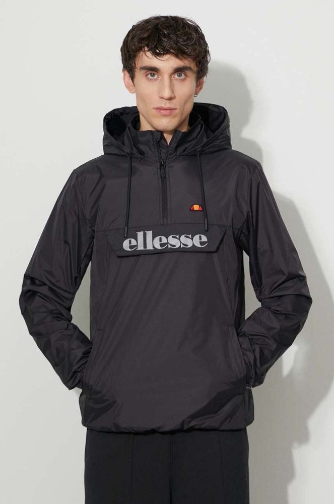 Куртка Ellesse чоловіча колір чорний перехідна SHR17782-BLACK