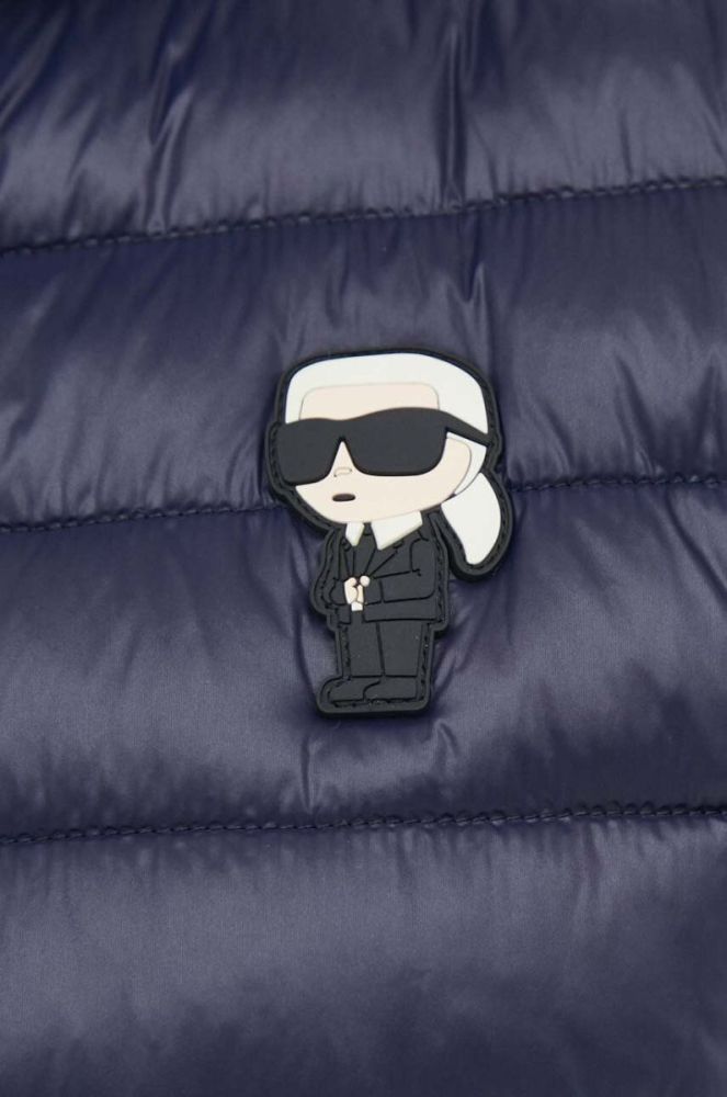Безрукавка Karl Lagerfeld чоловічий колір синій перехідний фото 5