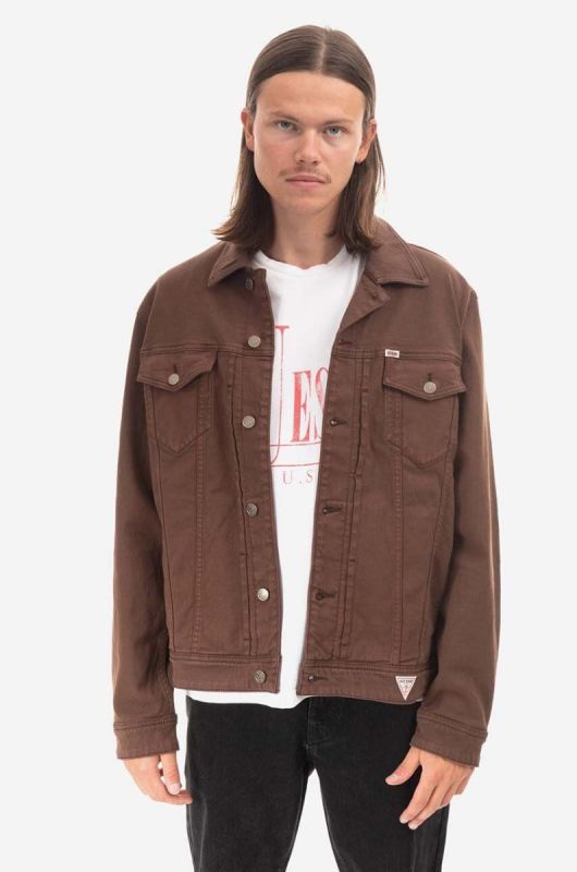 Джинсова куртка Guess Originals Kit Denim колір коричневий перехідна M2BG71.D4QQ0-A11J фото 2