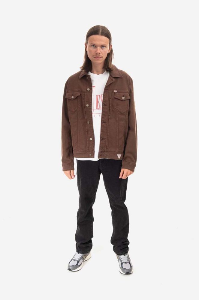 Джинсова куртка Guess Originals Kit Denim колір коричневий перехідна M2BG71.D4QQ0-A11J фото 3