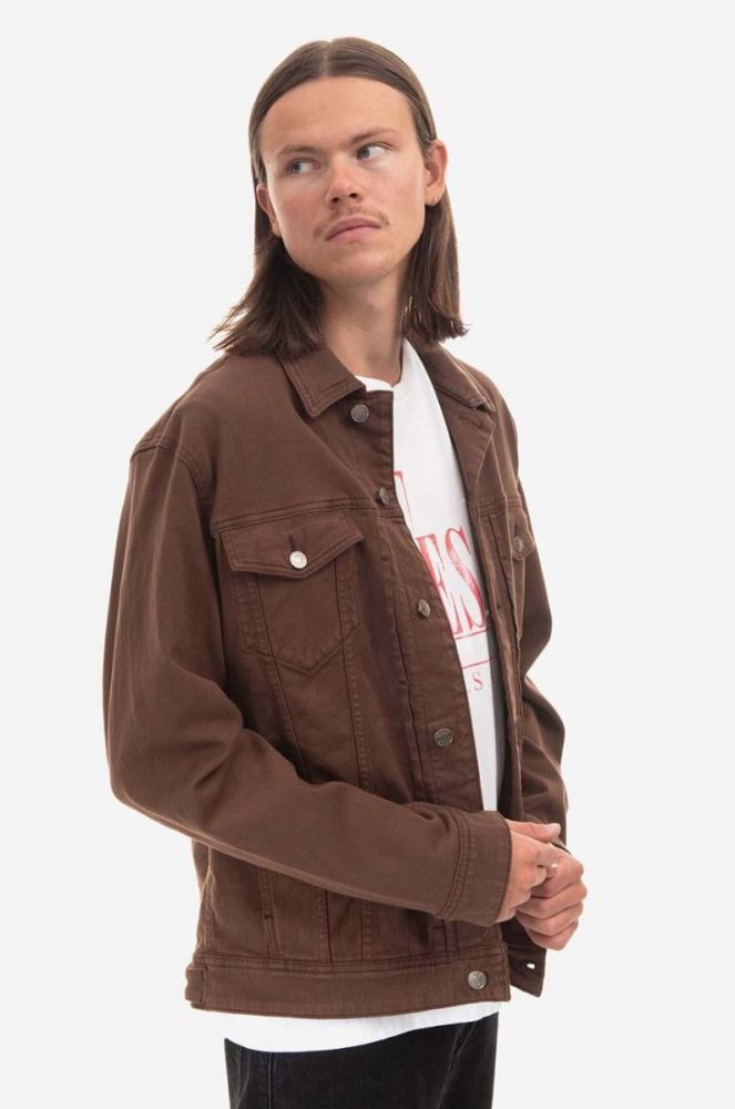 Джинсова куртка Guess Originals Kit Denim колір коричневий перехідна M2BG71.D4QQ0-A11J фото 6