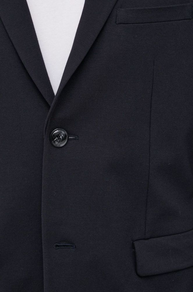 Піджак Emporio Armani чоловіча колір синій фото 7