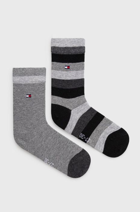 Дитячі шкарпетки Tommy Hilfiger колір сірий (1727528)