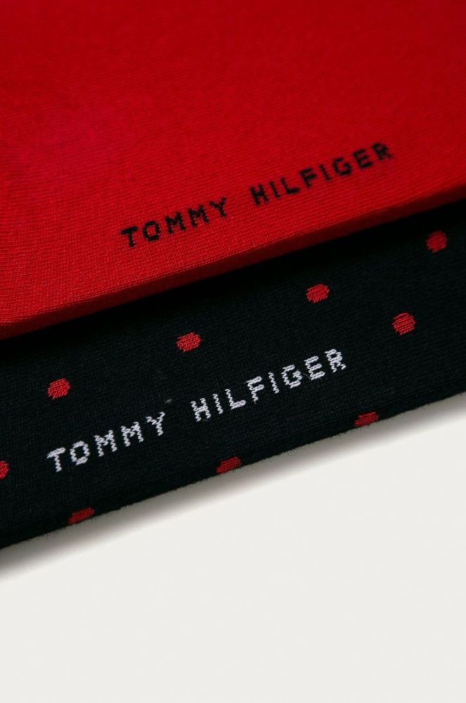 Tommy Hilfiger - Шкарпетки (2-pack) колір червоний (1240262) фото 2