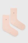 Шкарпетки Tommy Hilfiger (2 pack) жіночі колір рожевий (2104848)