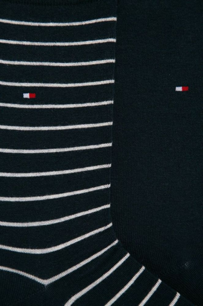 Шкарпетки Tommy Hilfiger  (2 pack) жіночі колір синій фото 2