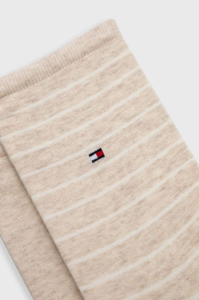 Шкарпетки Tommy Hilfiger (2 pack) жіночі колір бежевий (1673211) фото 2