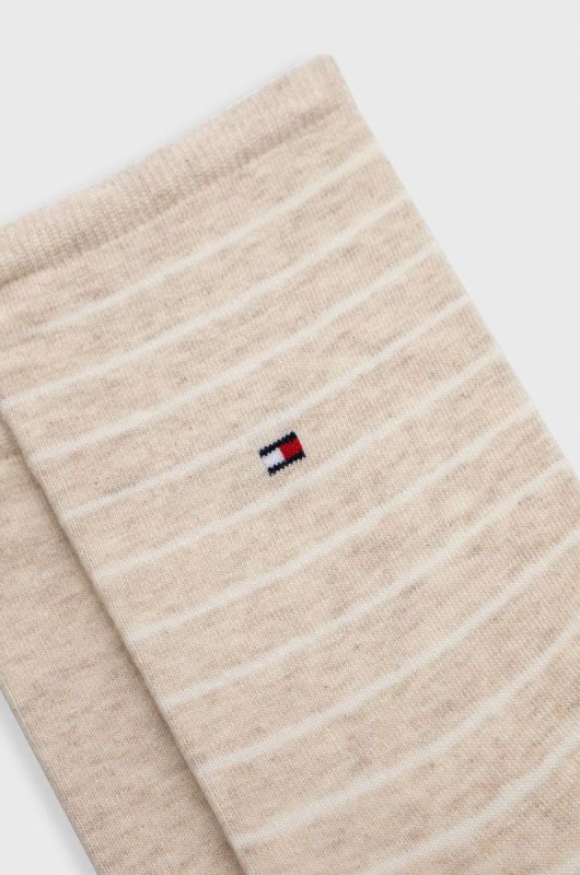 Шкарпетки Tommy Hilfiger (2 pack) жіночі колір бежевий (1673211) фото 2