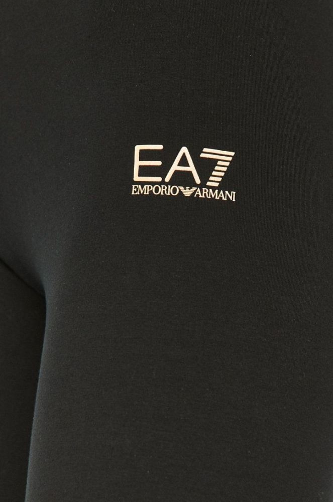 EA7 Emporio Armani - Легінси колір чорний (359766) фото 4