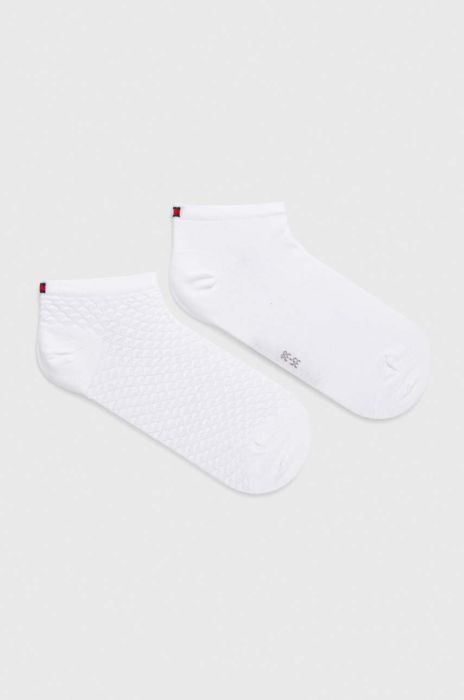 Шкарпетки Tommy Hilfiger 2-pack жіночі колір білий (3250334)