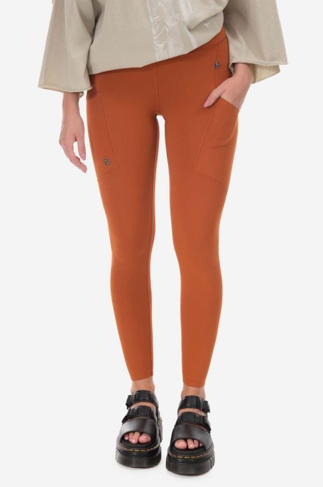 Легінси Fjallraven Abisko Tights жіночі колір помаранчевий однотонні F84773.243-243 фото 2