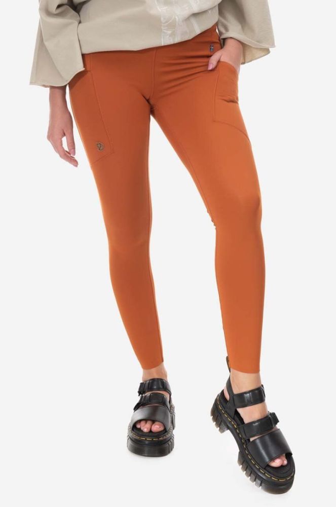 Легінси Fjallraven Abisko Tights жіночі колір помаранчевий однотонні F84773.243-243 фото 6