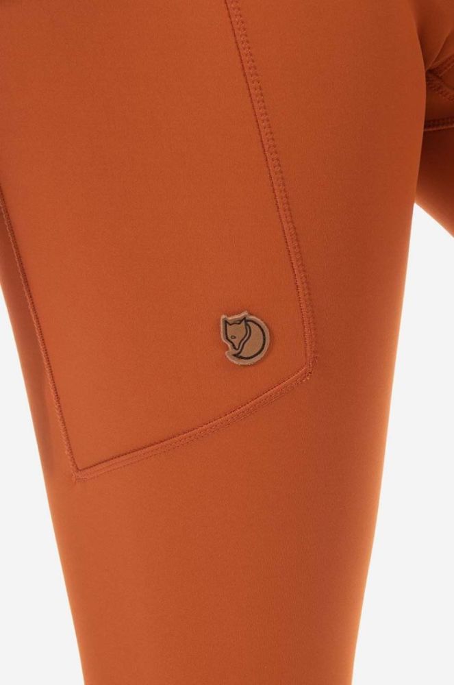 Легінси Fjallraven Abisko Tights жіночі колір помаранчевий однотонні F84773.243-243 фото 8