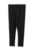 Дитячі легінси Mini Rodini колір чорний однотонні