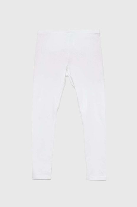 Дитячі легінси United Colors of Benetton колір білий меланж (2979275)