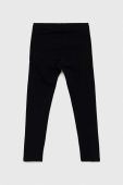 Дитячі легінси United Colors of Benetton колір чорний меланж