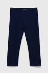 Дитячі легінси United Colors of Benetton колір синій однотонні (3232871)