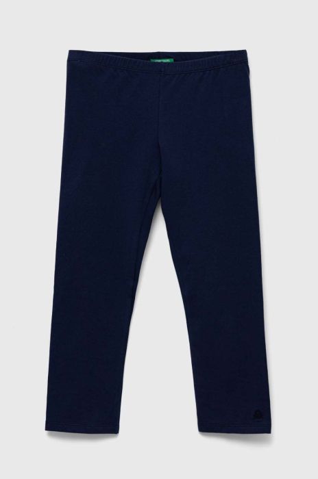 Дитячі легінси United Colors of Benetton колір синій однотонні (3232871)