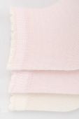 Шкарпетки для немовлят United Colors of Benetton 3-pack колір рожевий (3393272)
