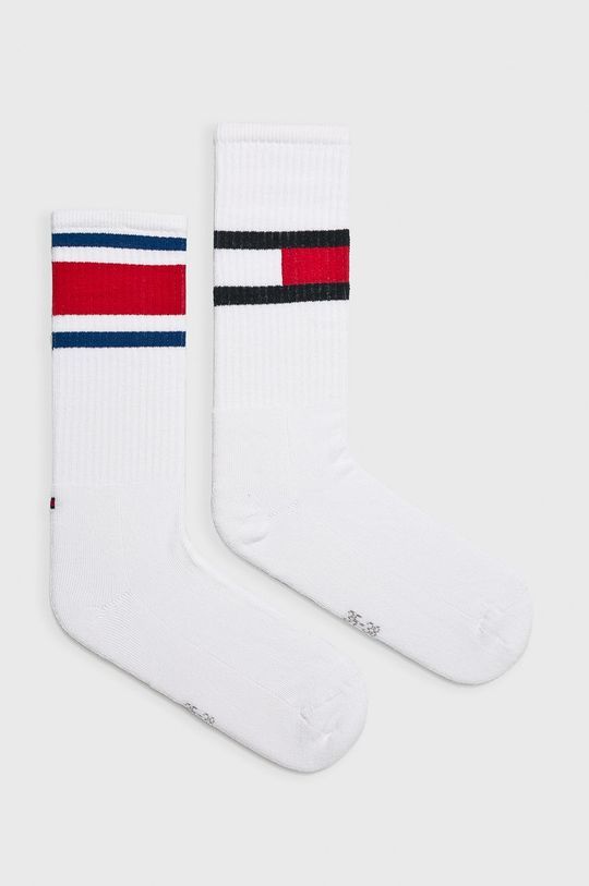 Дитячі шкарпетки Tommy Hilfiger (2-pack) колір білий