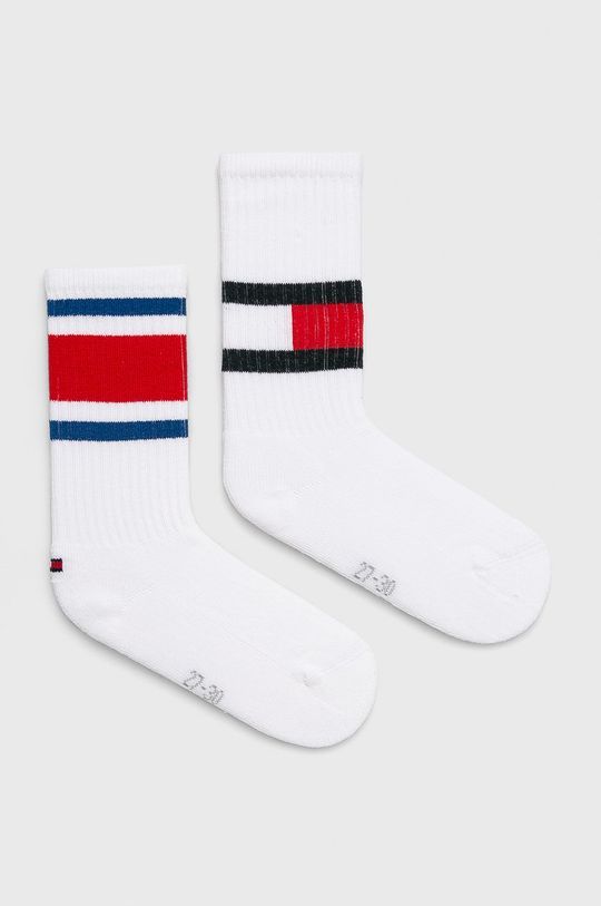 Tommy Hilfiger - Дитячі шкарпетки (2-pack) колір білий (1691829)