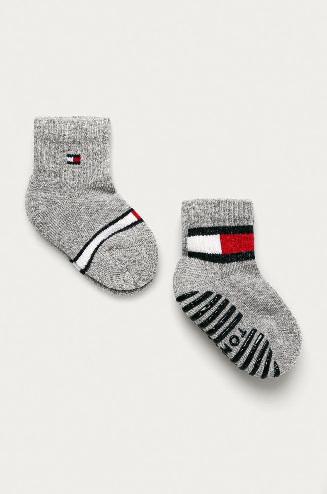 Tommy Hilfiger - Дитячі шкарпетки (2-pack) колір сірий (1252145)