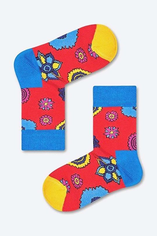 Дитячі шкарпетки Happy Socks x The Beatles 50th Anniversary колір червоний