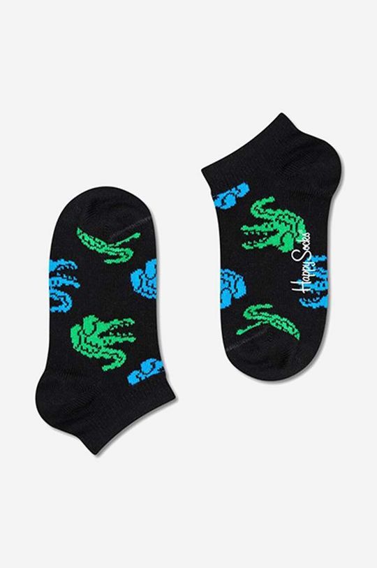 Дитячі шкарпетки Happy Socks Crocodile Low колір чорний