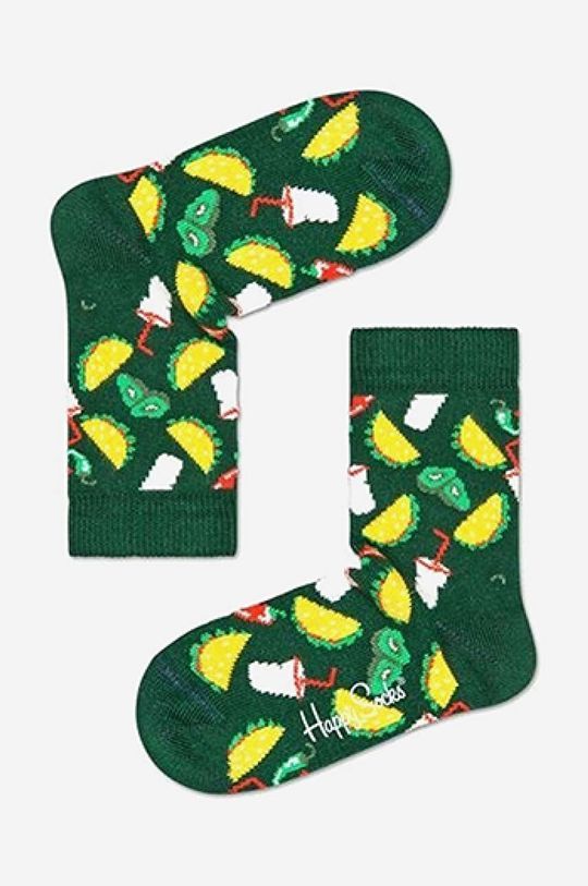 Дитячі шкарпетки Happy Socks Taco колір барвистий