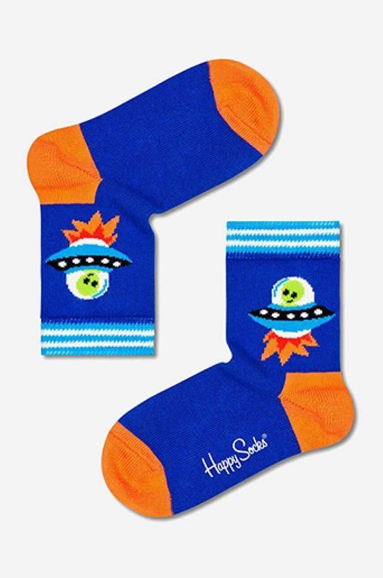 Дитячі шкарпетки Happy Socks Ufo колір блакитний