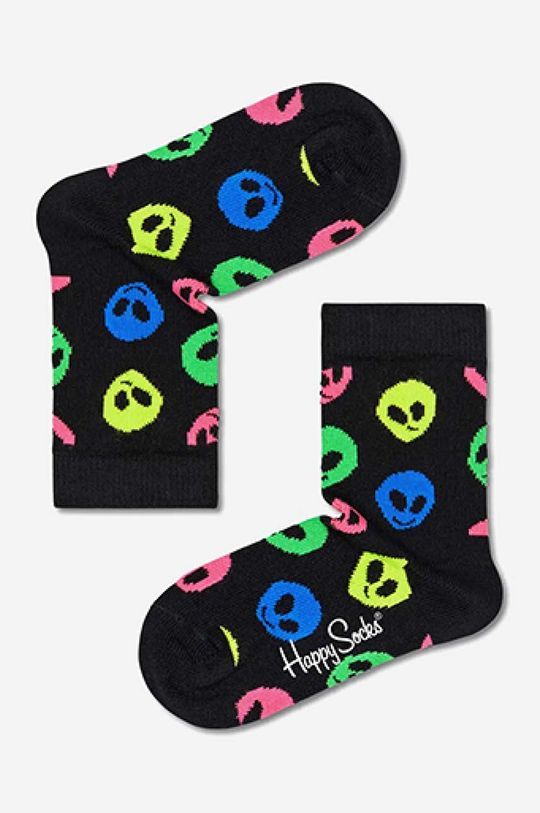 Дитячі шкарпетки Happy Socks Alien колір чорний