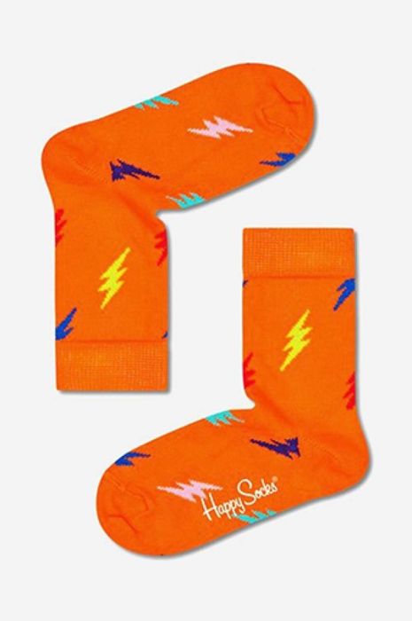 Дитячі шкарпетки Happy Socks Lightning колір помаранчевий Дитячі шкарпетки Happy Socks Lightning колір помаранчевий