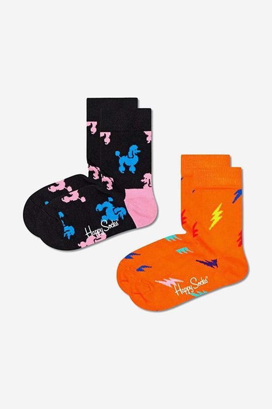 Дитячі шкарпетки Happy Socks Poodle 2-pack колір барвистий